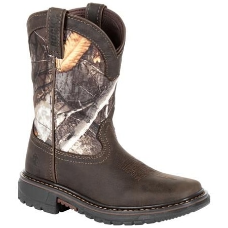 Rocky Big Kids' Ride FLX Waterproof Western Boot, 7M RKW0258Y